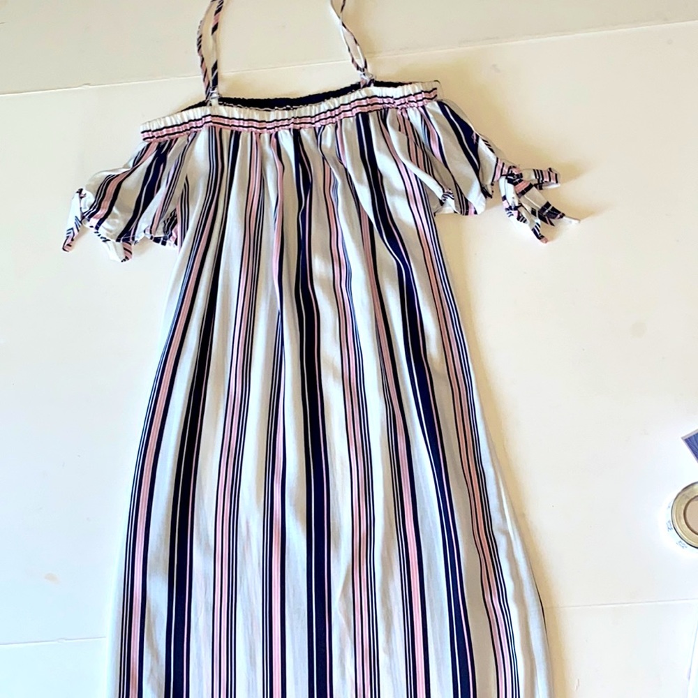 Girls off the shoulder strap dress size 14/16